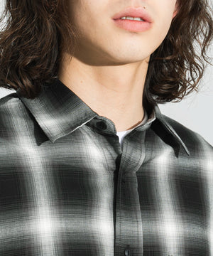 ブラック系チェック モデル：174㎝ L着用