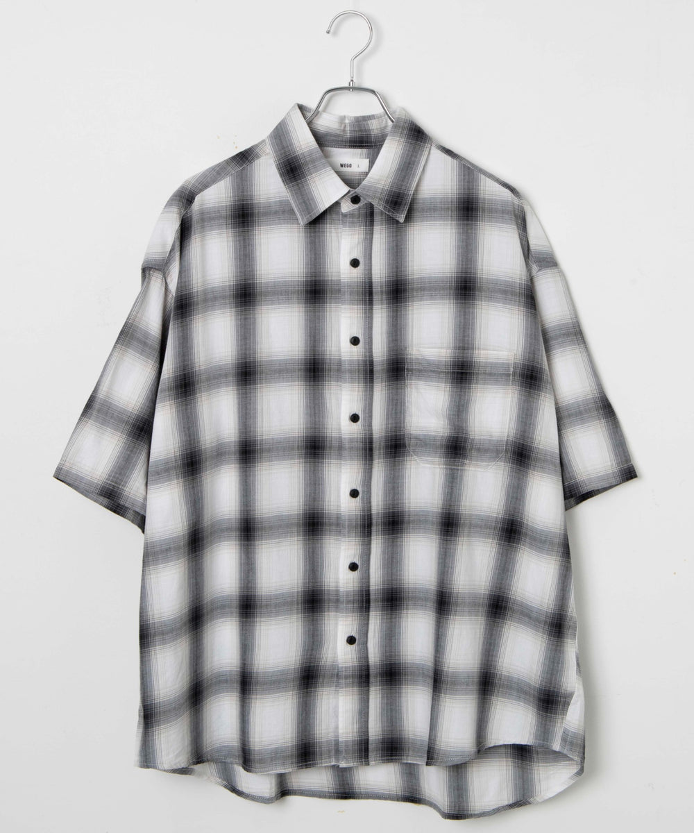 ホワイト系チェック