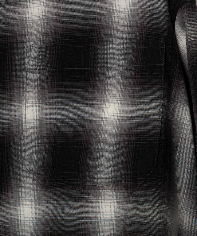 オンブレチェックシャツ（S）