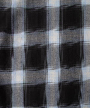 オンブレチェックシャツ（S）