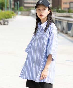 ブルーその他 モデル：161cm L着用