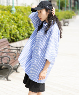 ブルーその他 モデル：161cm L着用