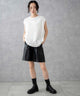 ホワイト  モデル：161cm S着用