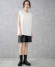 ホワイト  モデル：161cm S着用