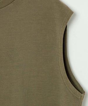 スリーブレスコットンT