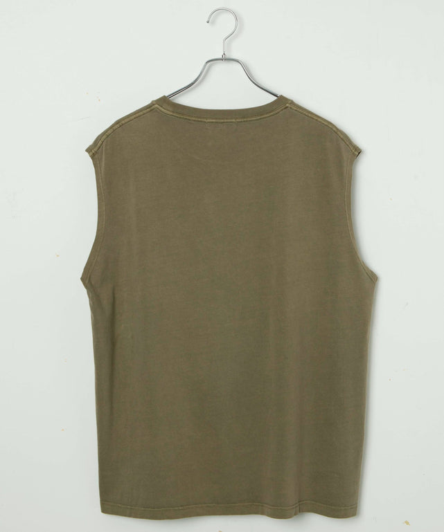 スリーブレスコットンT