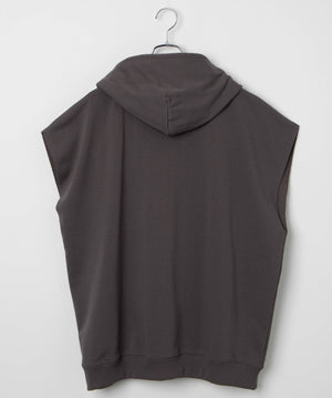 ロゴノースリーブパーカー