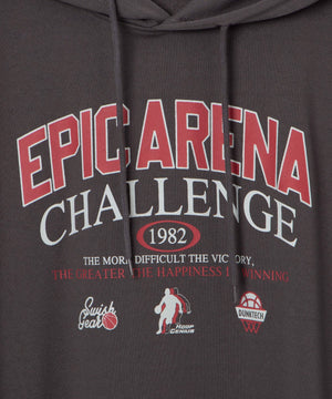 ロゴノースリーブパーカー