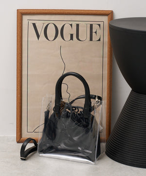 PU×リボン(ブラック)