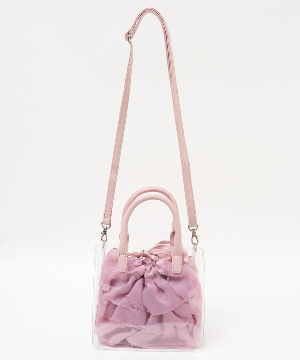 シアー×フリル(ピンク)