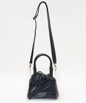 PU×リボン(ブラック)