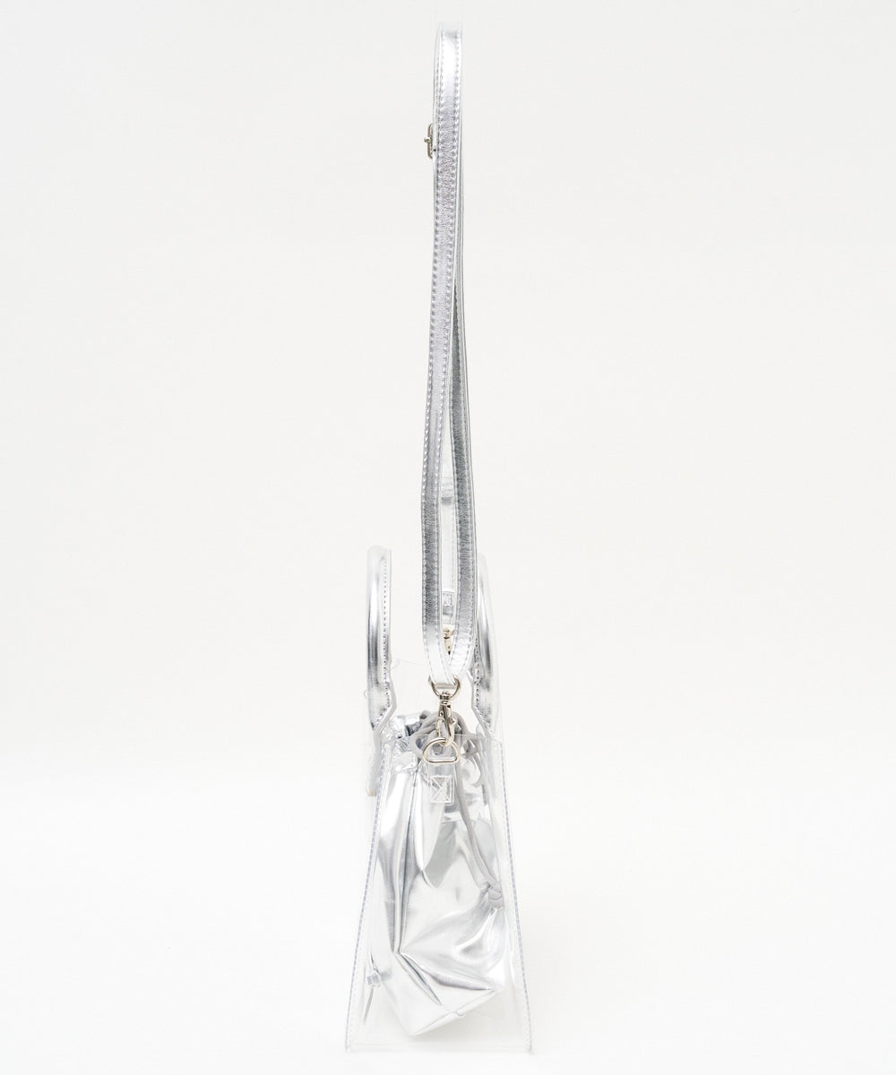 巾着付きクリアショルダー