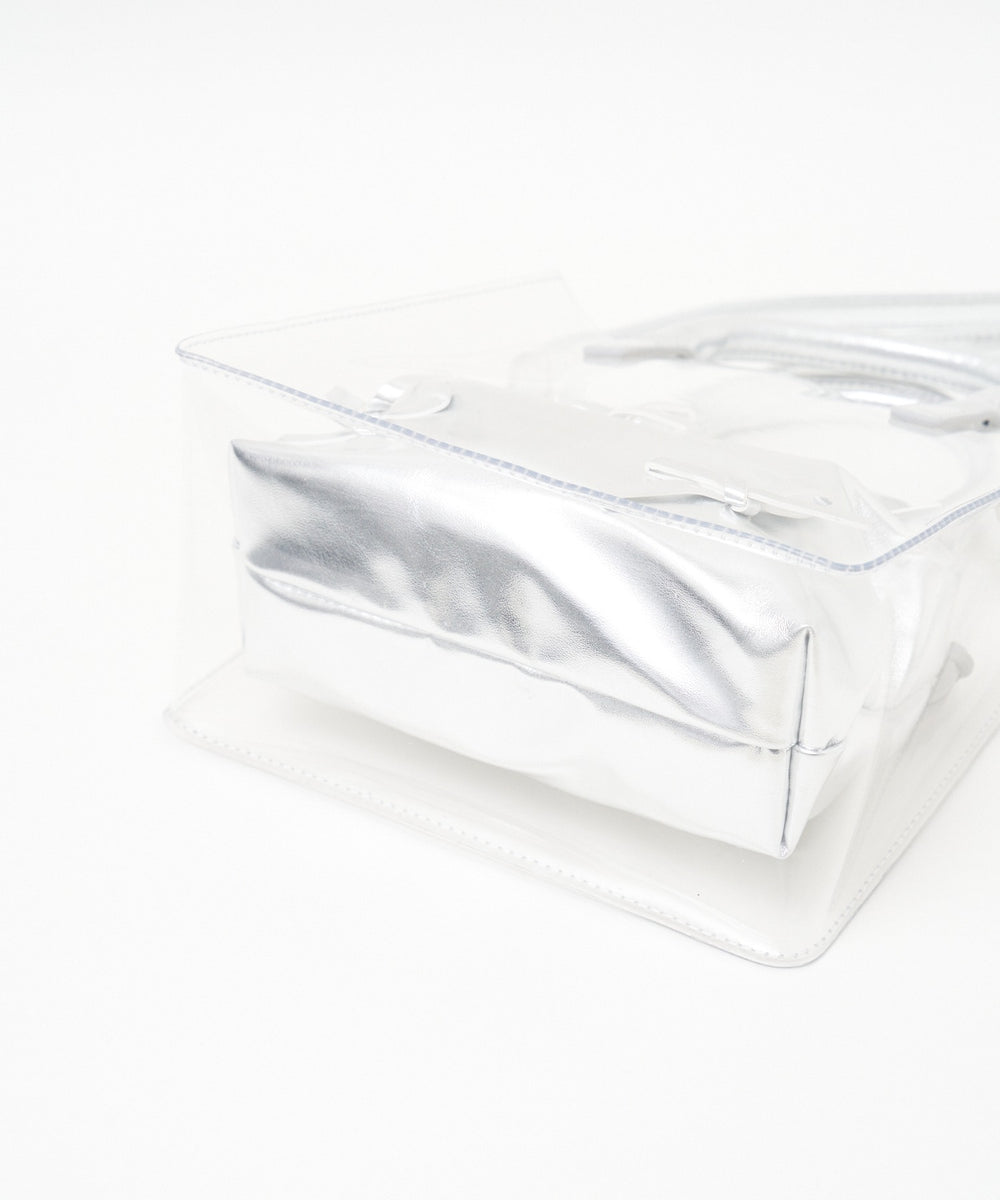 巾着付きクリアショルダー