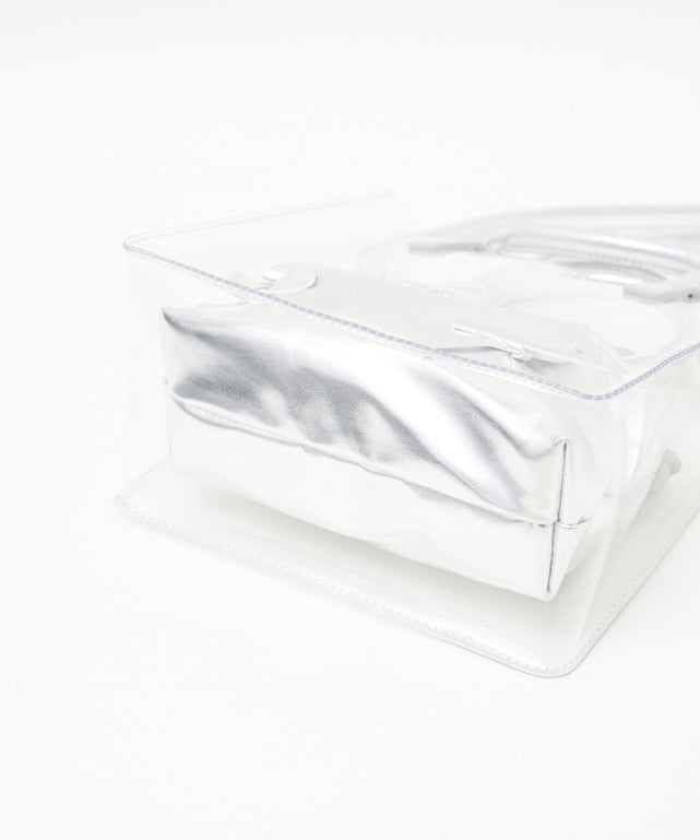 巾着付きクリアショルダー