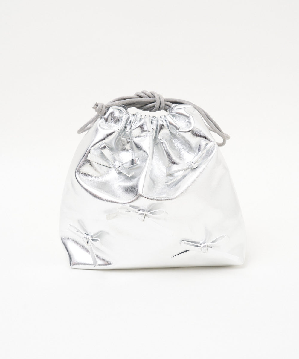 巾着付きクリアショルダー