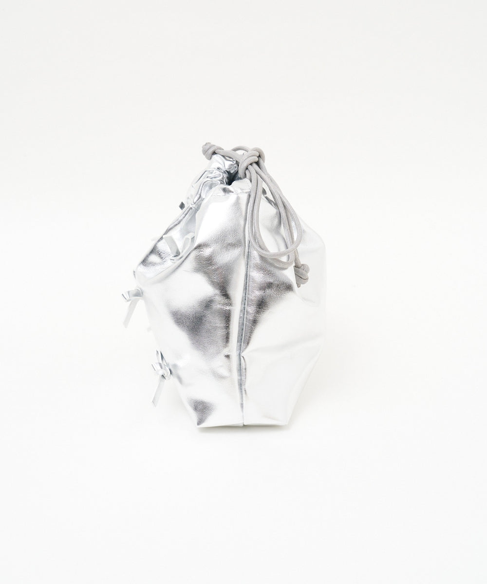 巾着付きクリアショルダー