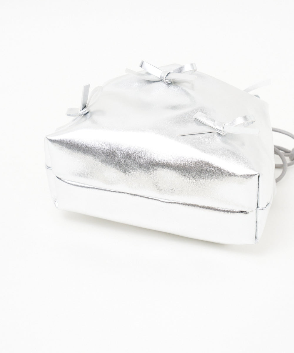 巾着付きクリアショルダー