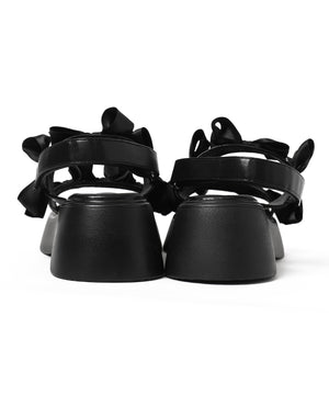 メニーリボンサンダル