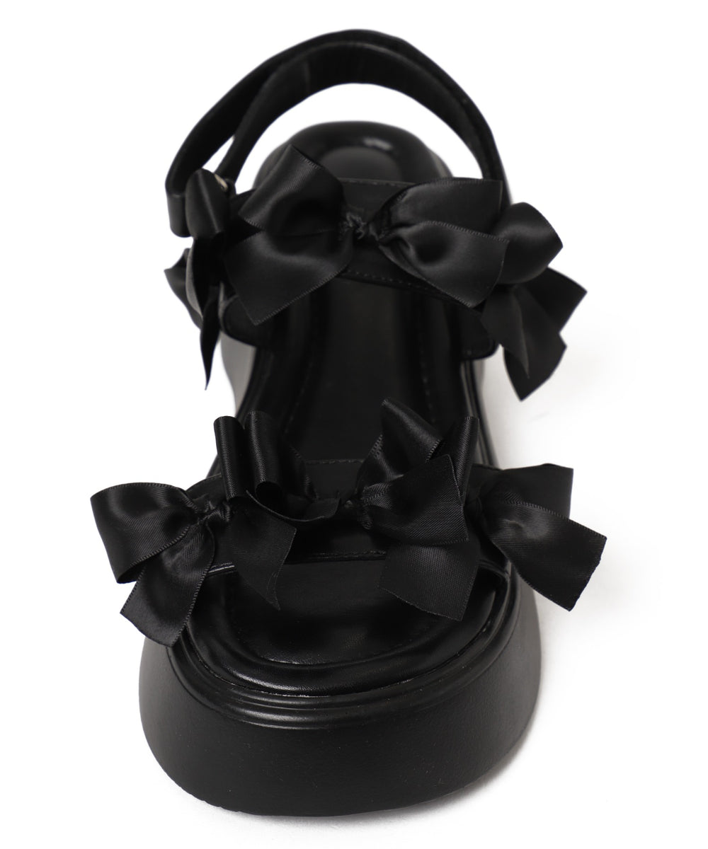 メニーリボンサンダル