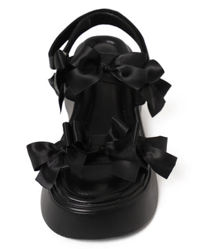 メニーリボンサンダル