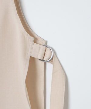 リネンライクサイドベルトベスト