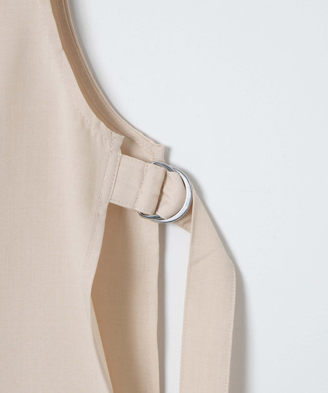 リネンライクサイドベルトベスト