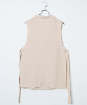 リネンライクサイドベルトベスト