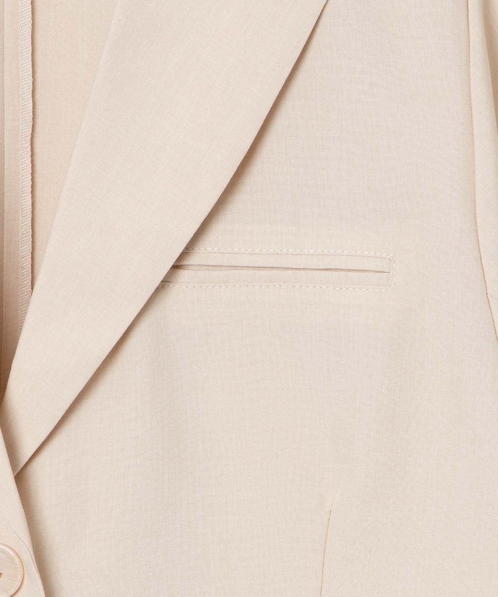 リネンライクショートシャツジャケット