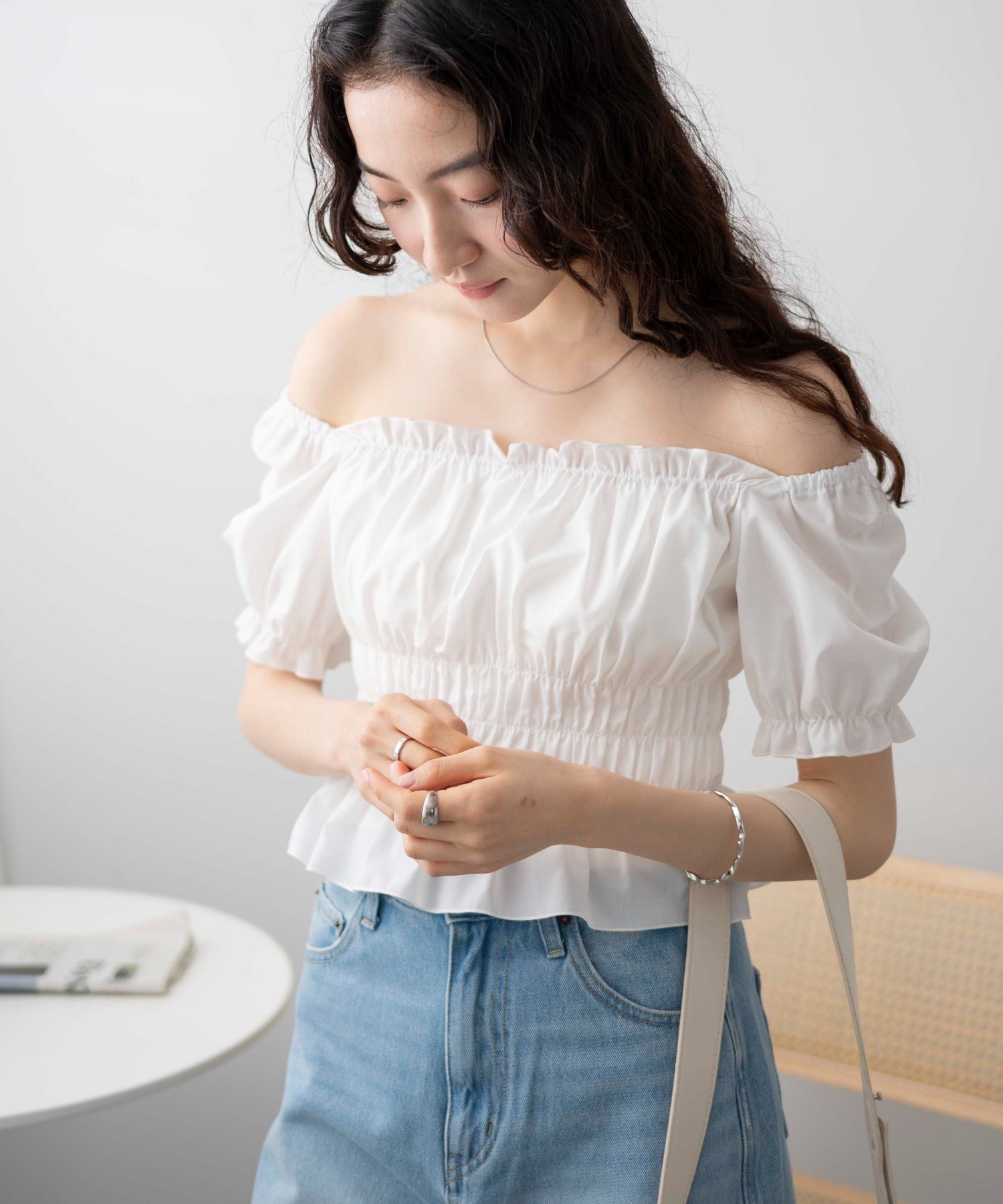 オフショルシャーリングブラウス｜WEGO（ウィゴー） – WEGO ONLINE STORE