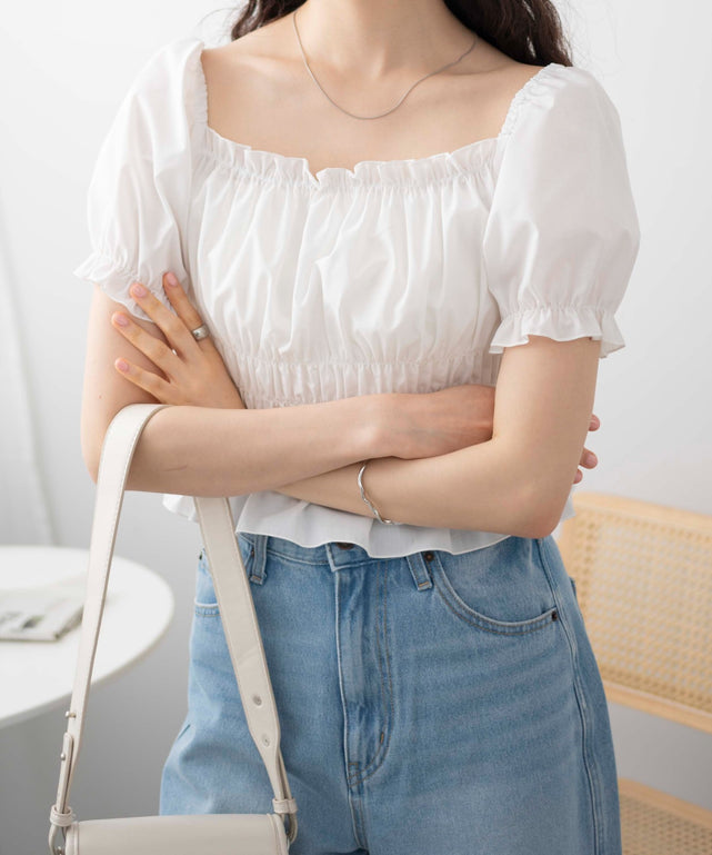 ホワイト モデル：163cm F着用