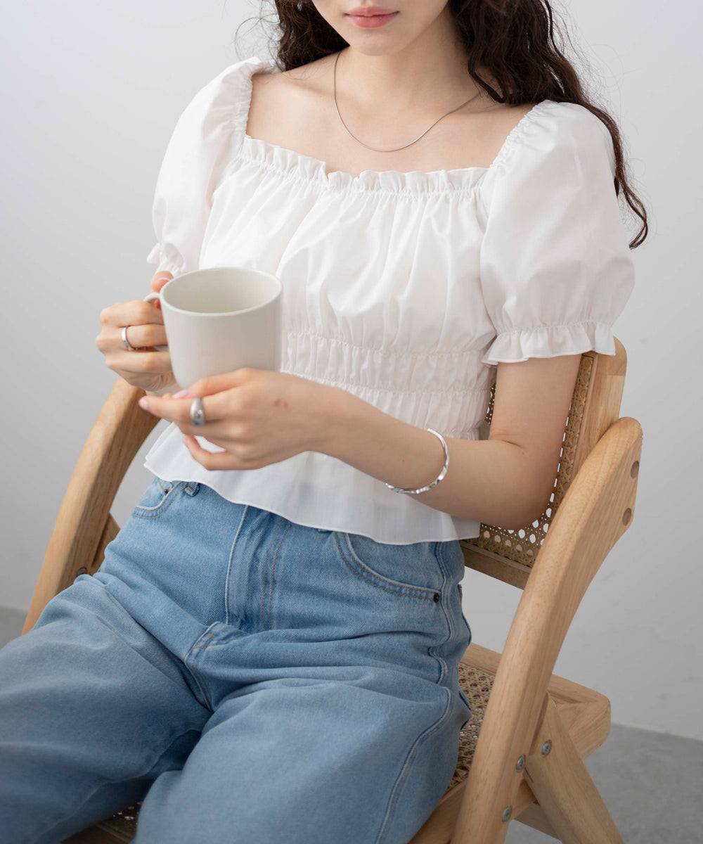 ホワイト モデル：163cm F着用