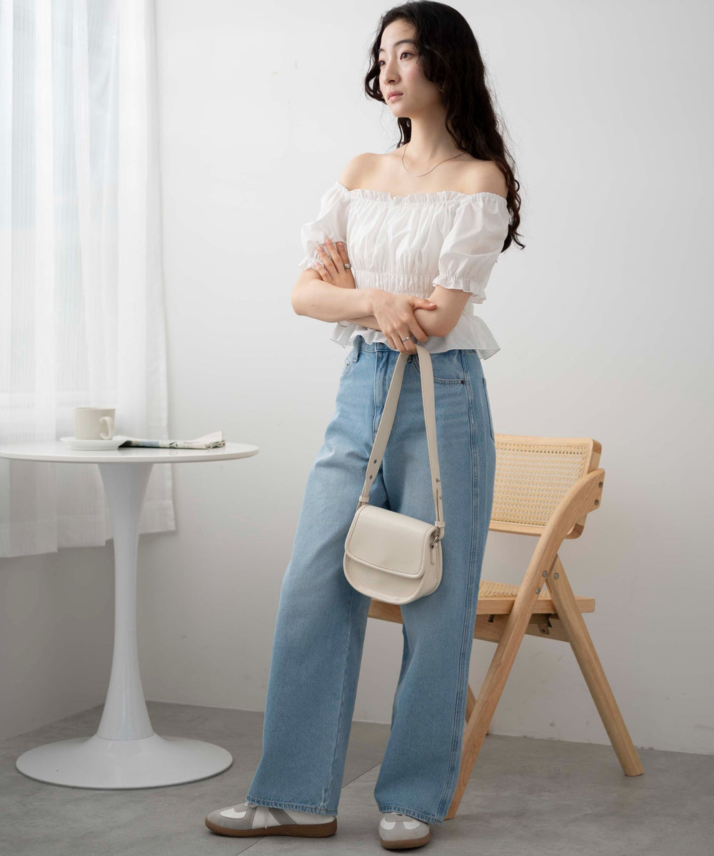 ホワイト モデル：163cm F着用