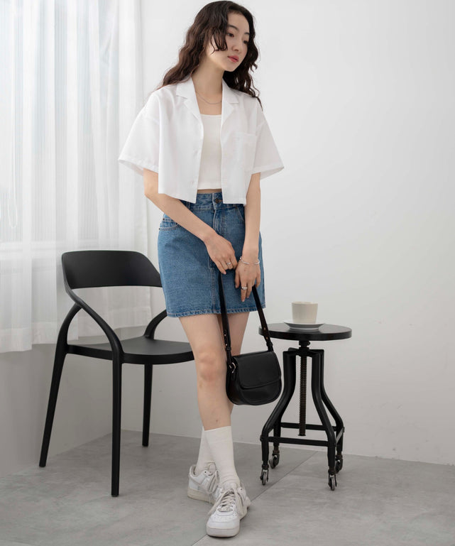 ホワイト モデル：163cm F着用