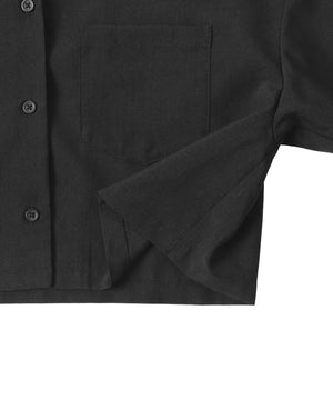 オープンカラーショートシャツ