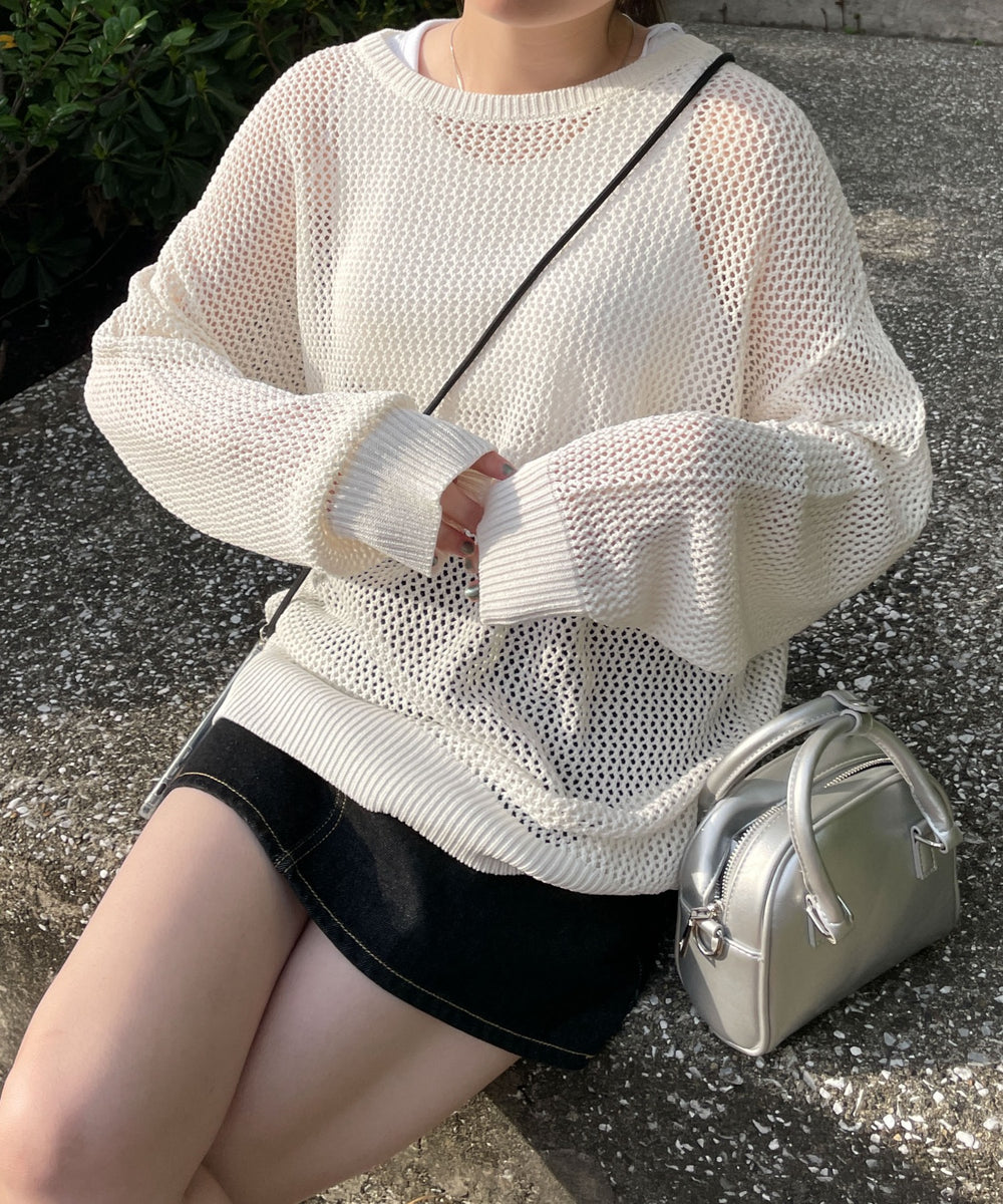 オフホワイト  モデル:155cm F着用