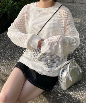 オフホワイト  モデル:155cm F着用