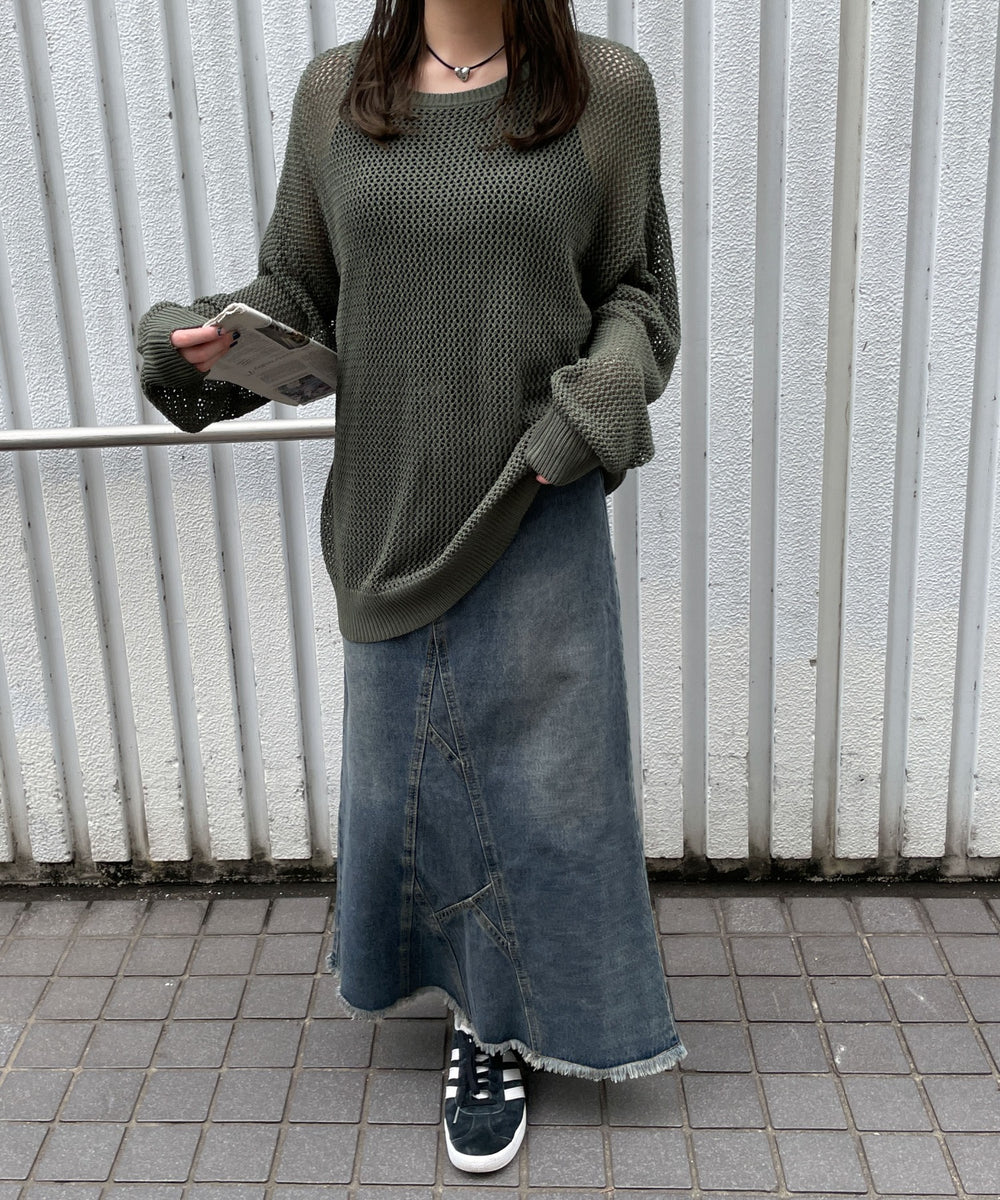 カーキ  モデル:155cm F着用