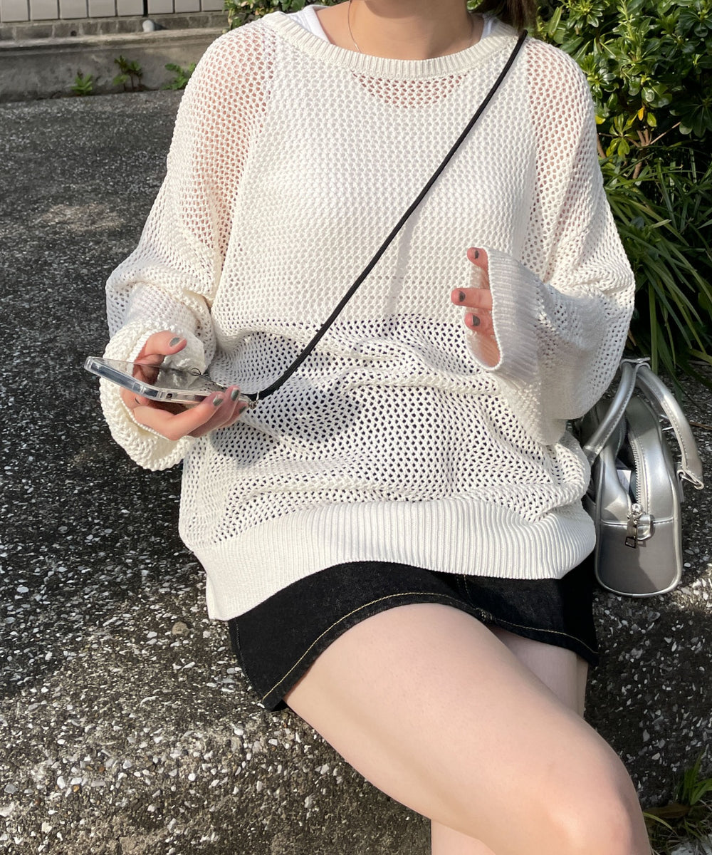 オフホワイト  モデル:155cm F着用