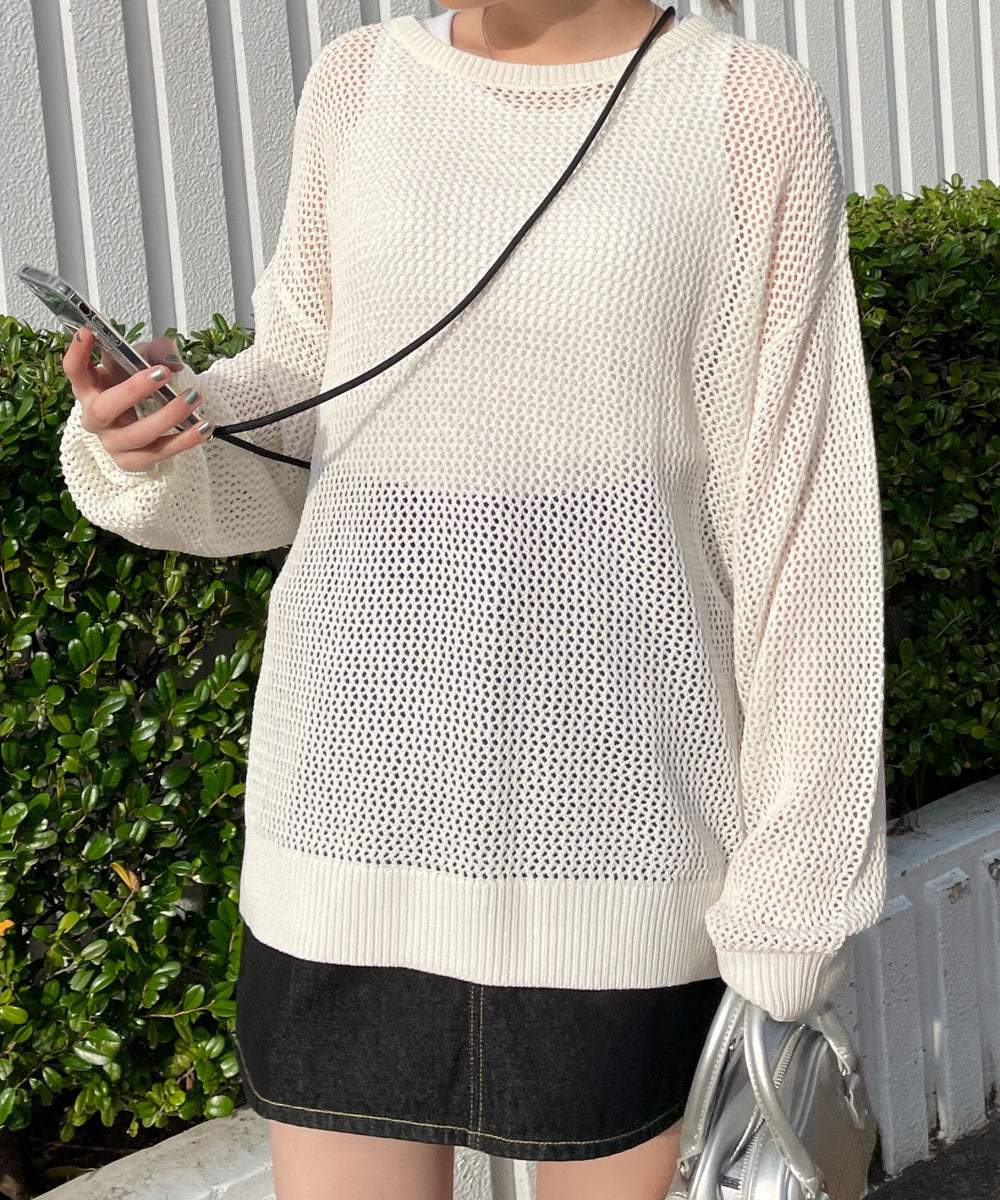 オフホワイト  モデル:155cm F着用