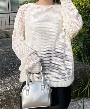 オフホワイト  モデル:155cm F着用