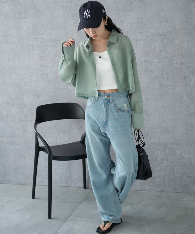 グリーン モデル：161cm F着用