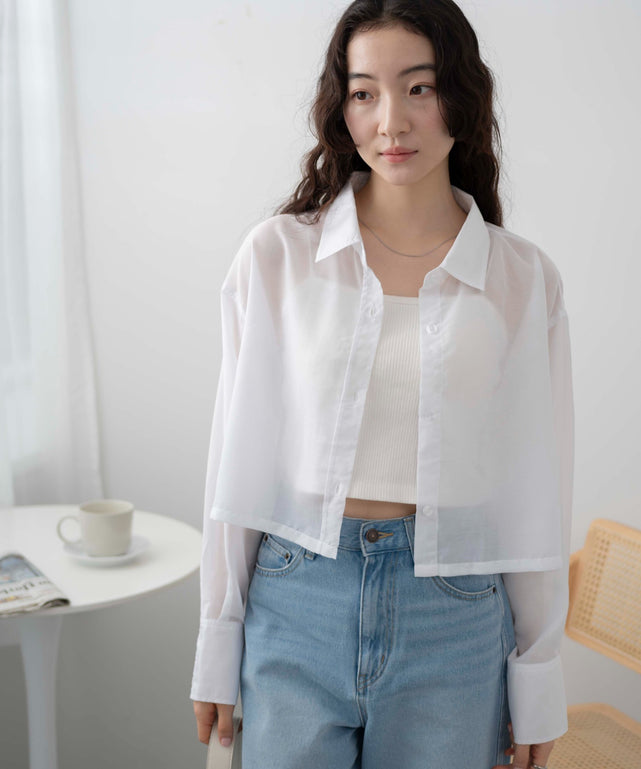 ホワイト モデル：163cm F着用