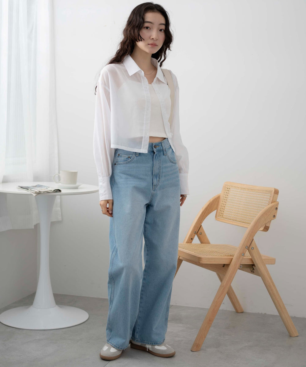 ホワイト モデル：163cm F着用