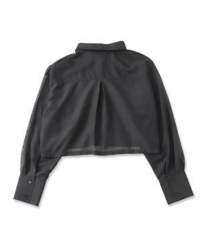 シアーショートシャツ