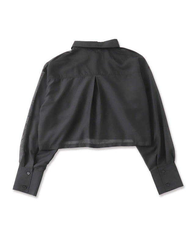 シアーショートシャツ