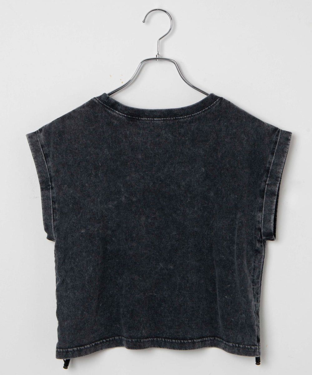 ヴィンテージウォッシュドロストデザインT