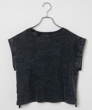 ヴィンテージウォッシュドロストデザインT