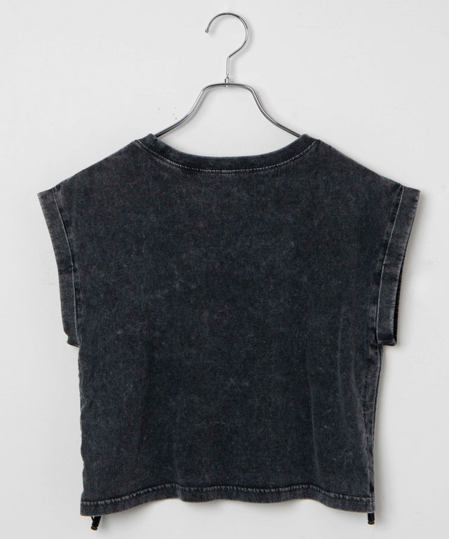 ヴィンテージウォッシュドロストデザインT