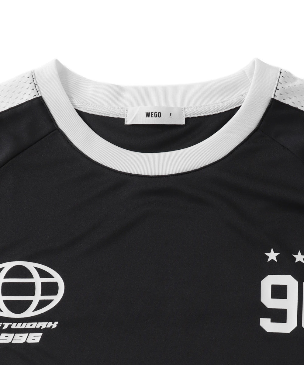 サッカーメッシュ切り替えビッグT