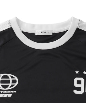 サッカーメッシュ切り替えビッグT